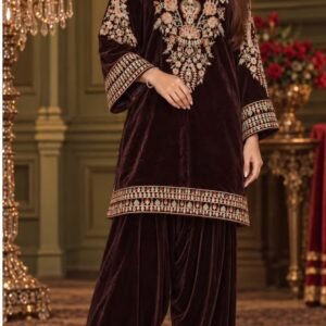 2-Piece Velvet Embroidery Collection - Image 13