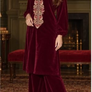 2-Piece Velvet Embroidery Collection - Image 3