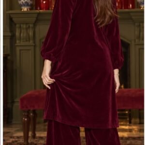 2-Piece Velvet Embroidery Collection - Image 4