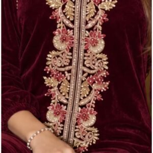 2-Piece Velvet Embroidery Collection - Image 5