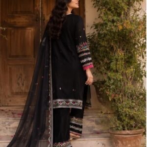 Luxury Embroided Micro Velvet 3-Piece Suit - Image 8
