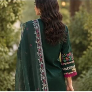 Luxury Embroided Micro Velvet 3-Piece Suit - Image 11