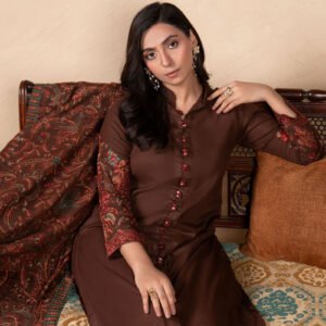 Embroidered Dhanak Shawls - Image 4